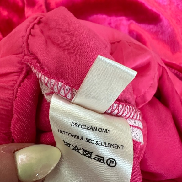 Anthropologie Maeve Anastacia Velvet Wide Leg Pant in Pink (Size M) - Picture 8 of 11